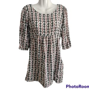 Boden Knit Babydoll Top sz 10 Viscose